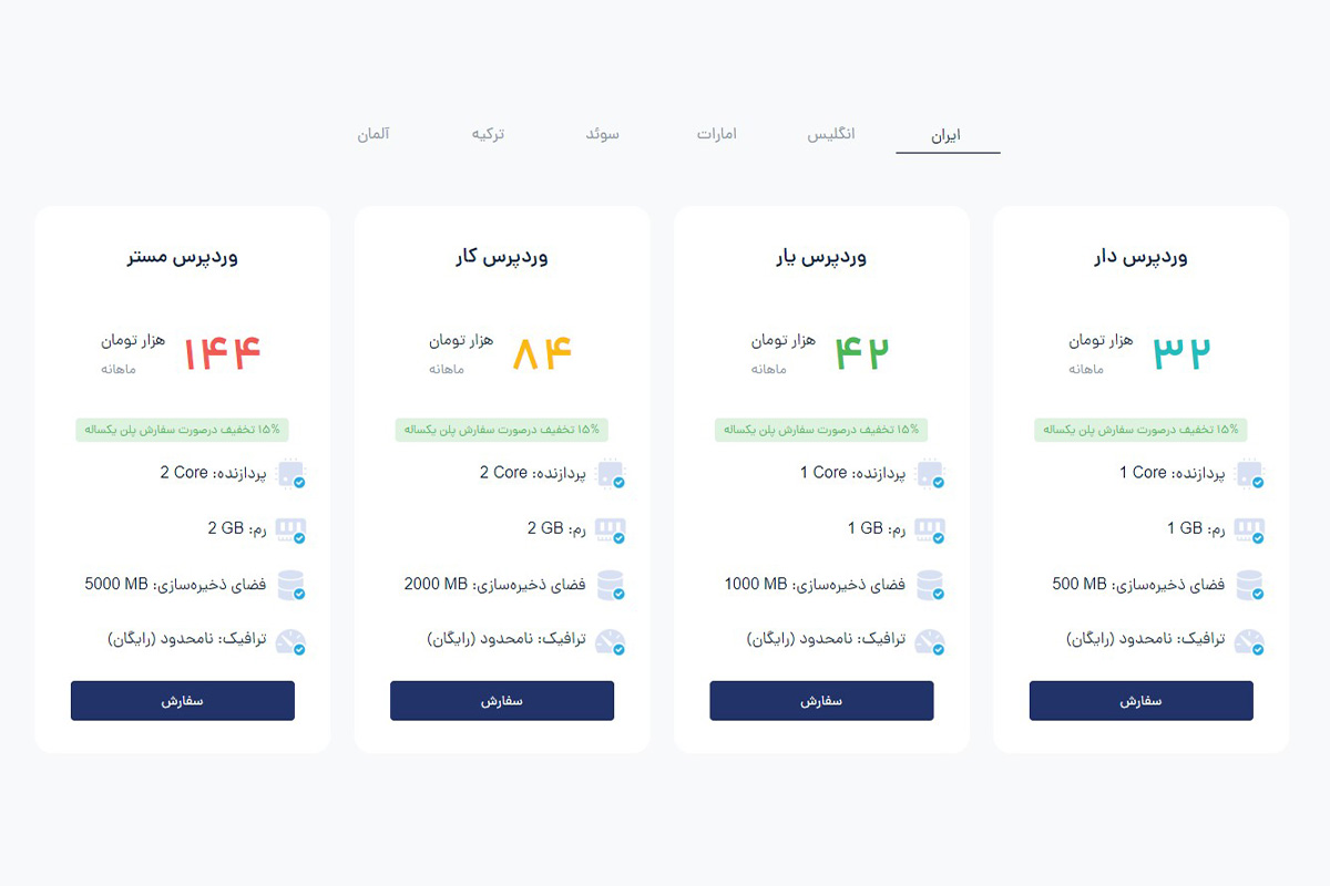 قیمت-هاست-ایران